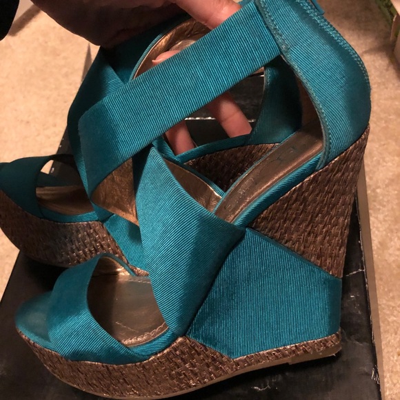 BCBG Wedge Sandals 🌟🏷PRICE DROP‼️ - Picture 4 of 5